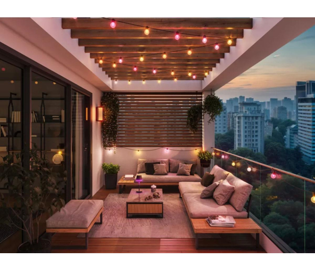 Philips Hue Festavia girlanda ogrodowa 21m 30 żarówek - 1490255 - zdjęcie 9